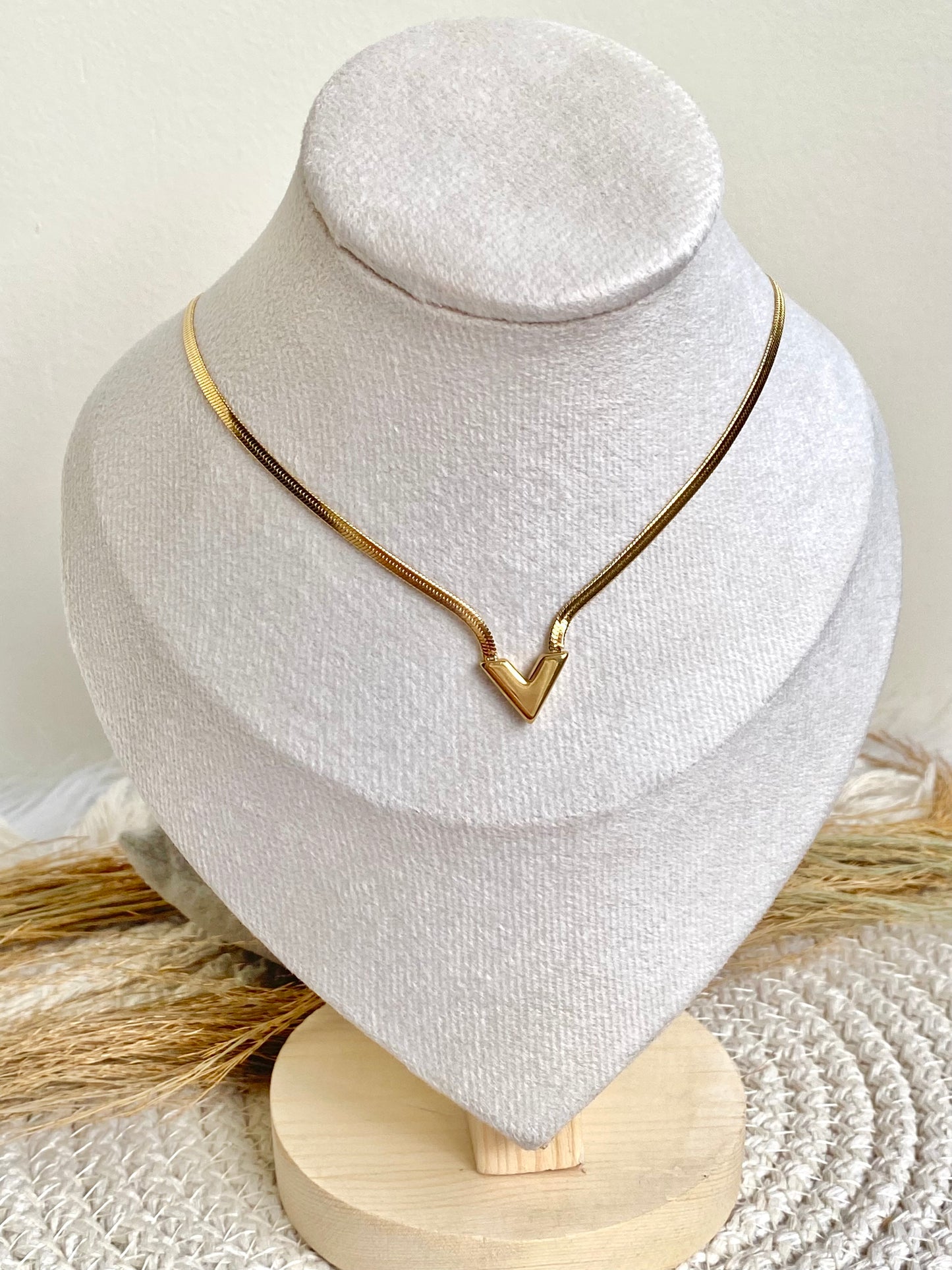 Golden Triangle Necklace