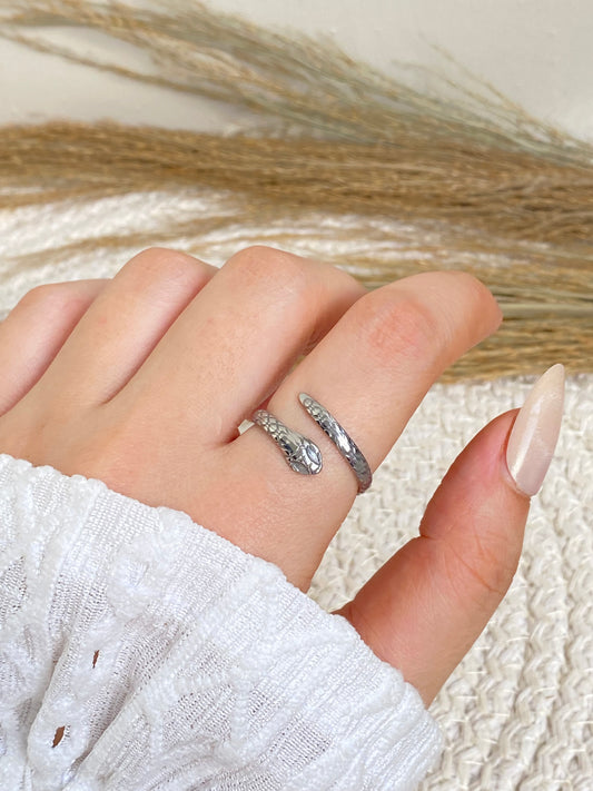 Silver Snake Ring
