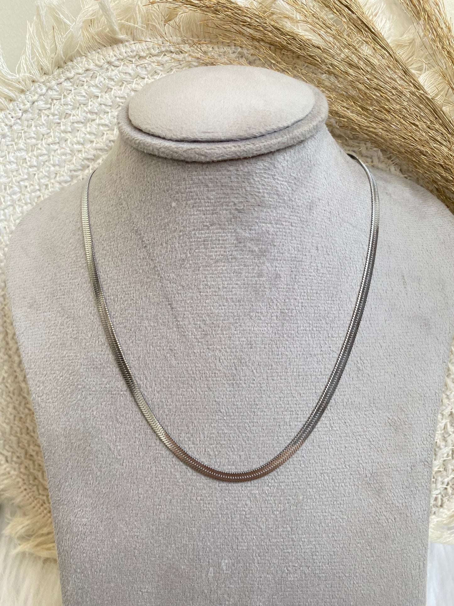 Silver Snake Necklace