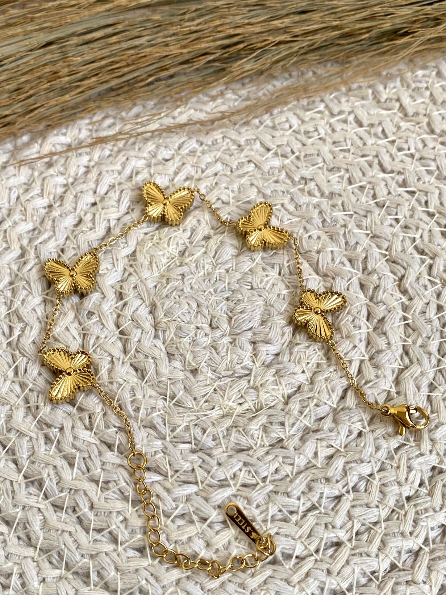 Golden Butterfly Bracelet