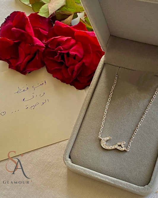 Diamond Customized Letter Necklace