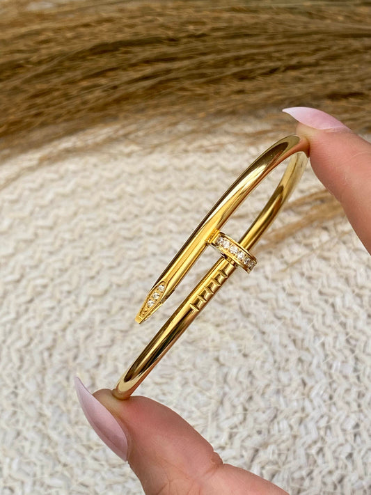 Diamond Nail Bangle