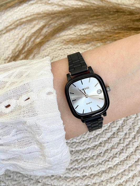 Mini Casio  Black strap Watch