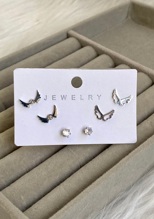 Butterfly Earring Set