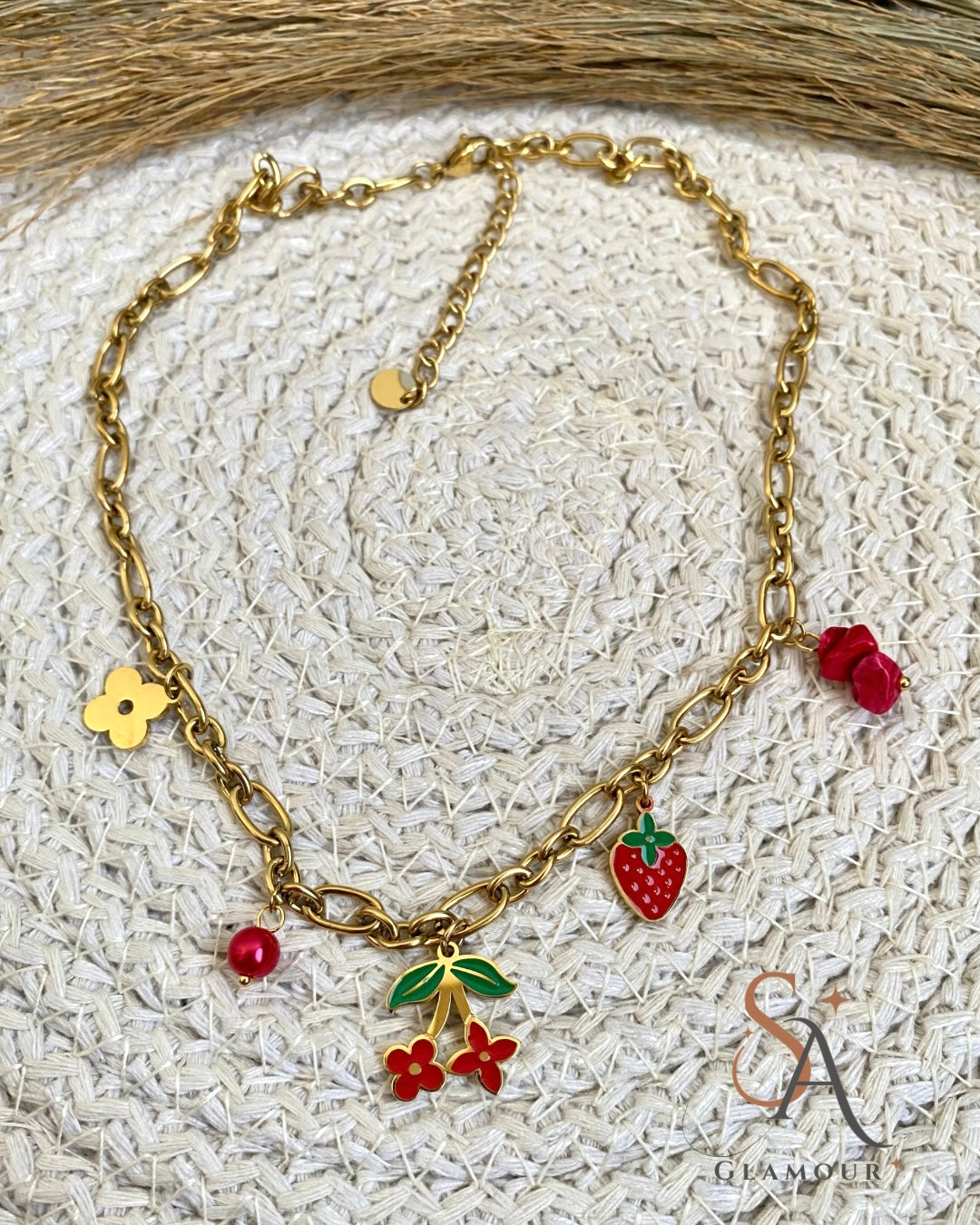 Cherry and Strawberry chocker